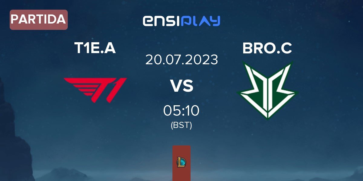 Partida T1 Esports Academy T1E.A vs BRION Challengers BRO.C | 20.07