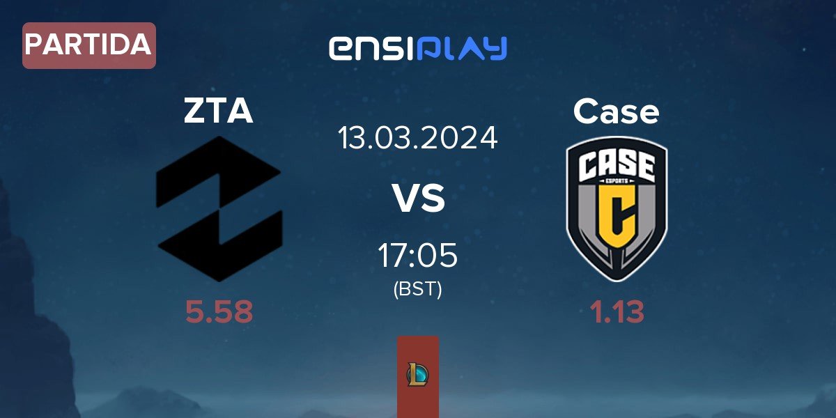 Partida ZETA ZTA vs Case Esports Case | 13.03