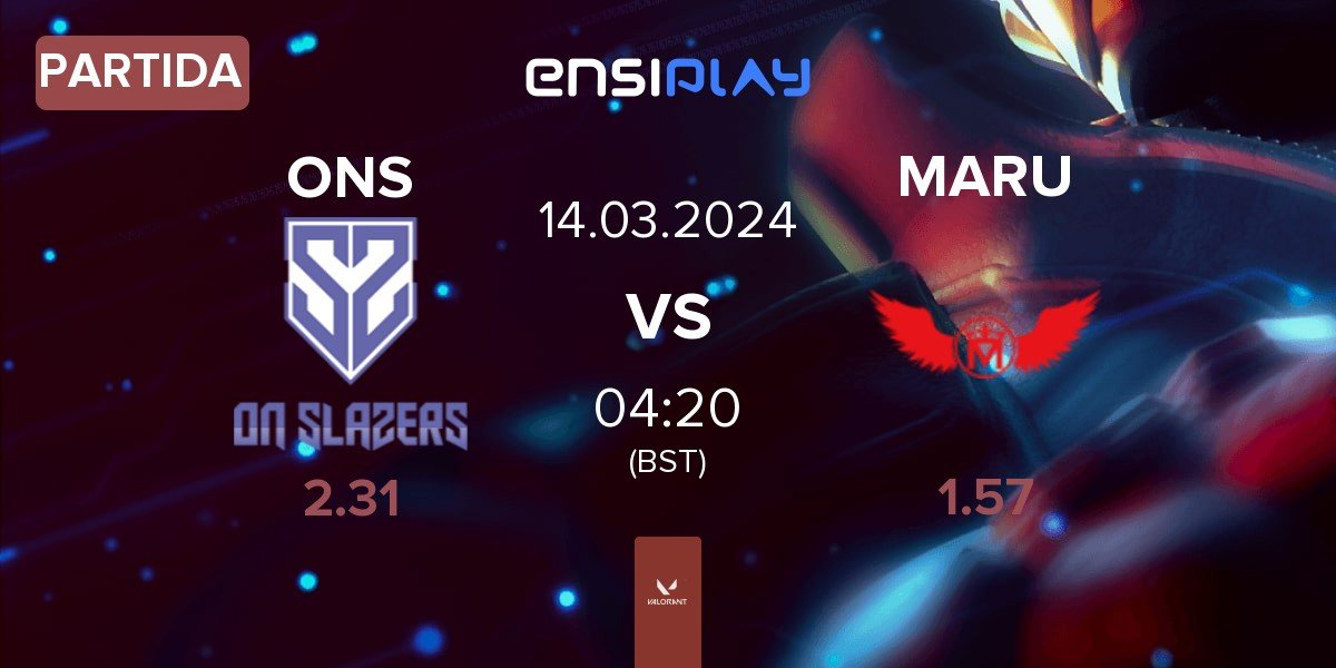 Partida On Sla2ers ONS vs Maru Gaming MARU | 14.03