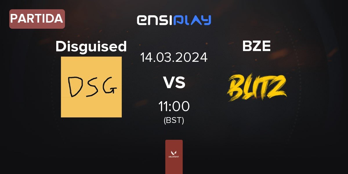 Partida Disguised DSG vs Blitz Esports BZE | 14.03