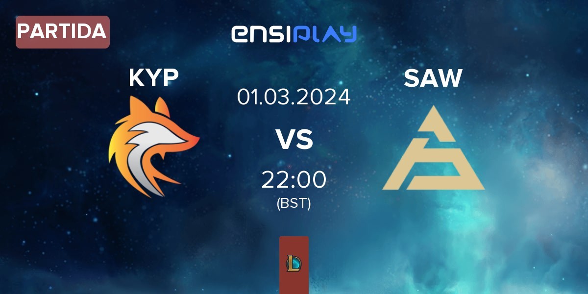 Partida Keypulse Esports KYP vs SAW | 01.03