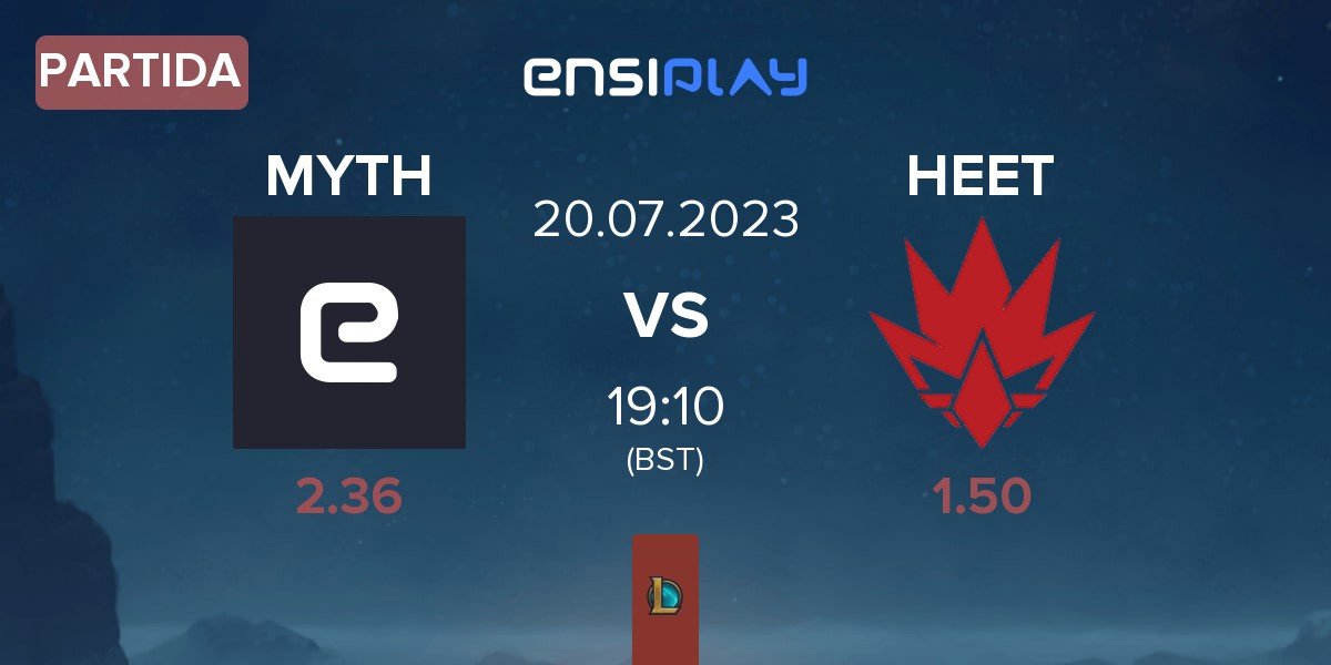 Partida Myth Esports MYTH vs HEET | 20.07