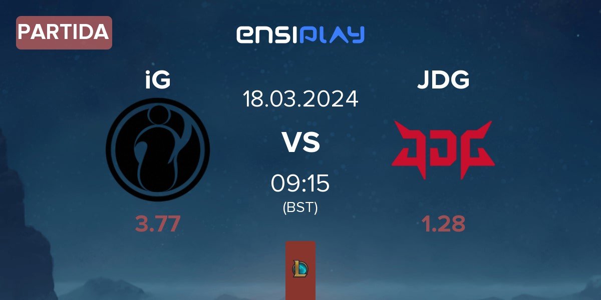 Partida Invictus Gaming iG vs JD Gaming JDG | 18.03