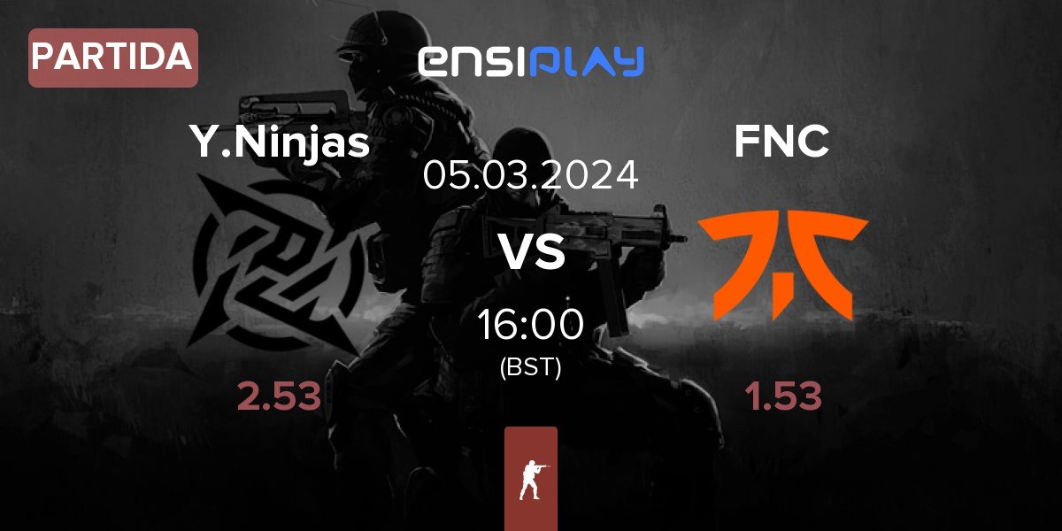 Partida Young Ninjas YN vs Fnatic FNC | 05.03