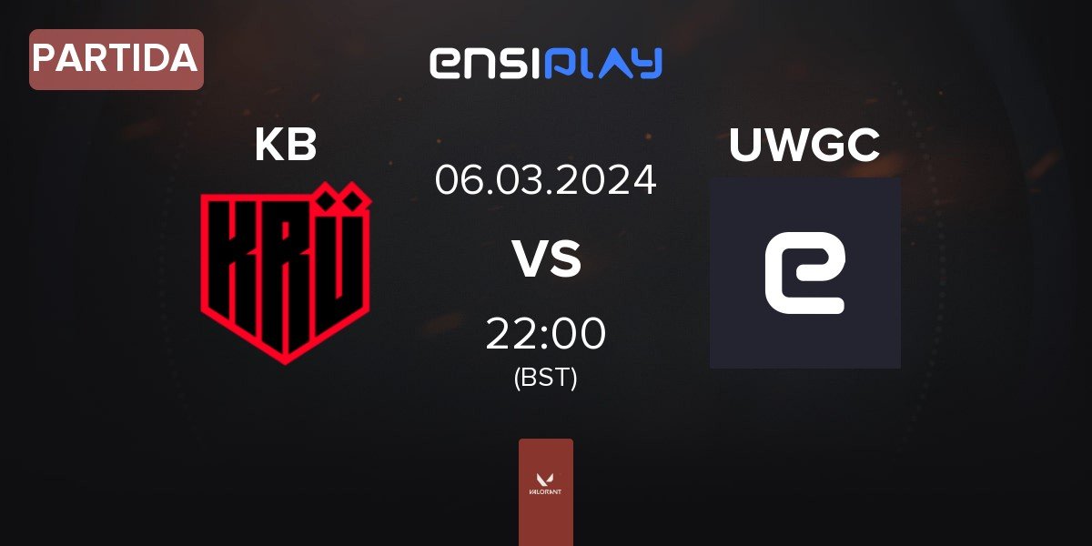 Partida KRÜ Blaze KB vs University War GC UWGC | 06.03