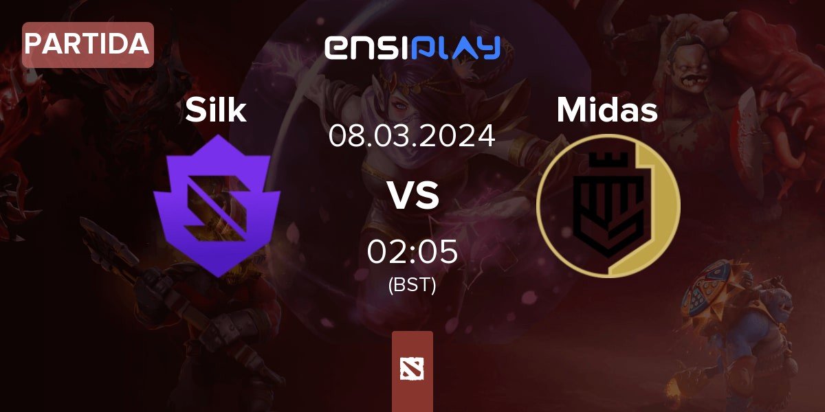 Partida Team Silk Silk vs Midas Club Midas | 08.03