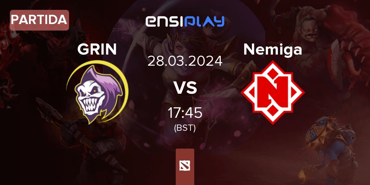 Partida GRIN Esports GRIN vs Nemiga Gaming Nemiga | 28.03