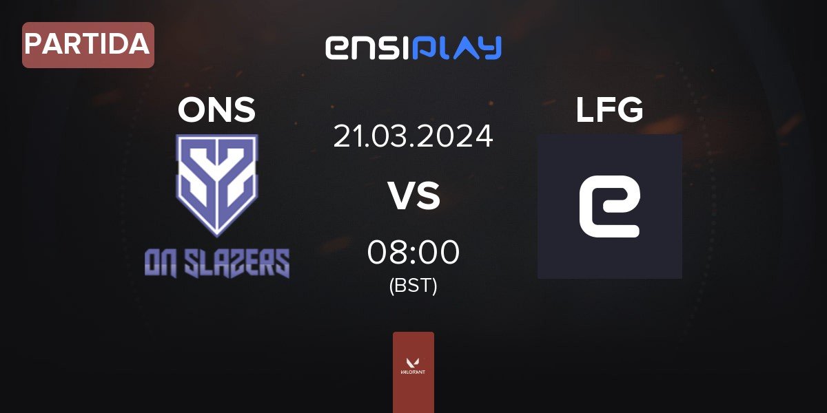 Partida On Sla2ers ONS vs LFG Portal LFG | 21.03