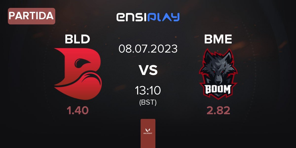 Partida Bleed eSports BLD vs BOOM Esports BME | 08.07