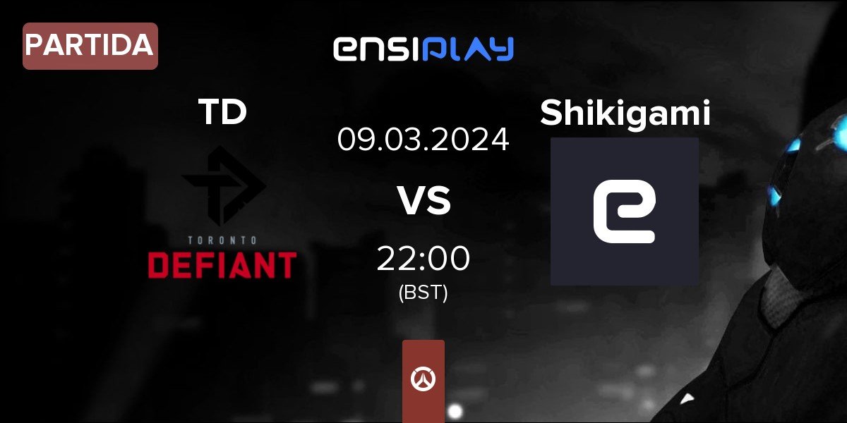 Partida Toronto Defiant TOR vs Shikigami Hikari SHI | 09.03