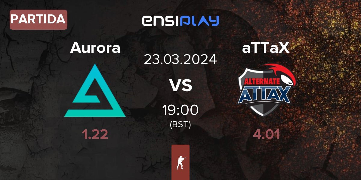 Partida Aurora Gaming Aurora vs ALTERNATE aTTaX aTTaX | 23.03