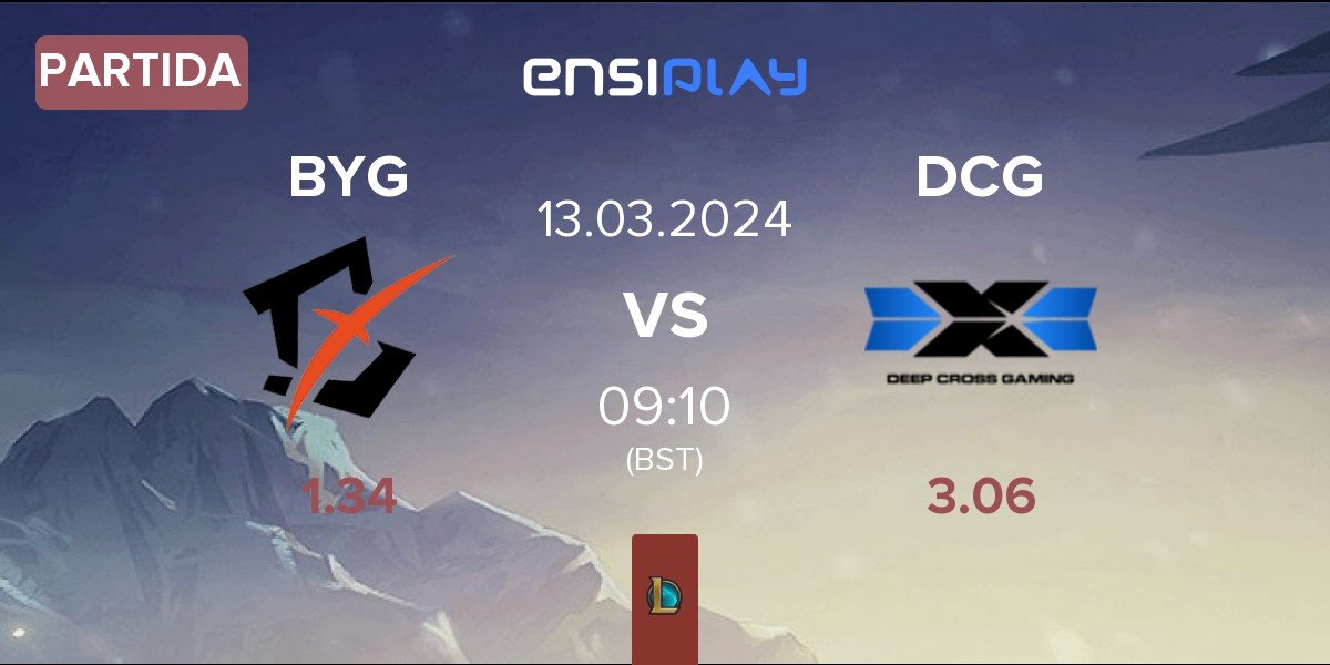 Partida Beyond Gaming BYG vs Deep Cross Gaming DCG | 13.03