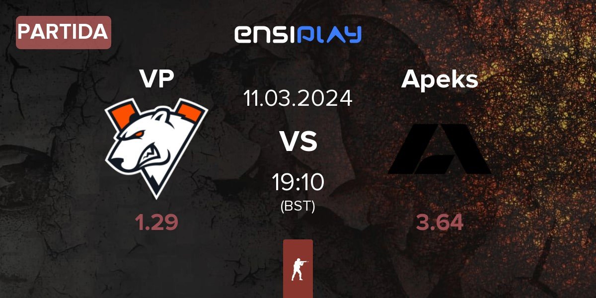 Partida Virtus.Pro VP vs Apeks | 11.03