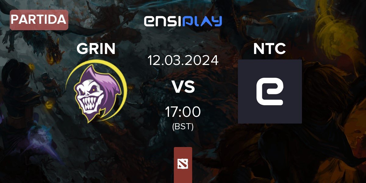 Partida GRIN Esports GRIN vs Not The Cut NTCUT | 12.03