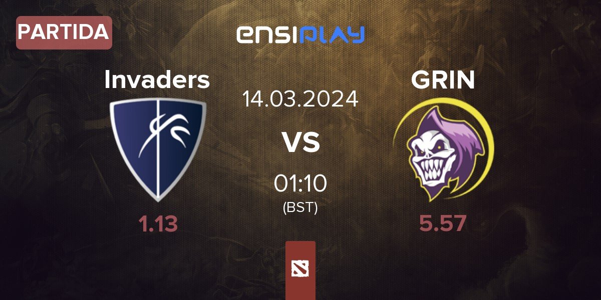 Partida Invaders vs GRIN Esports GRIN | 14.03