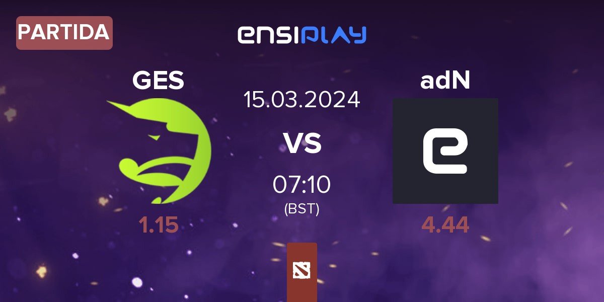 Partida Gamax Esports Saudi GES vs AdoNis adN | 15.03