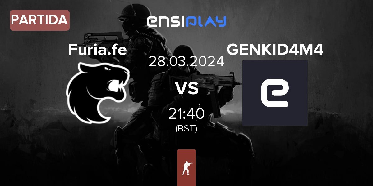 Partida FURIA Esports Female Furia.fe vs GENKID4M4 | 28.03