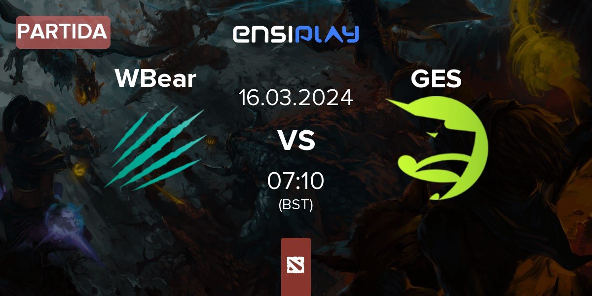 Partida Winter Bear WBear vs Gamax Esports Saudi GES | 16.03