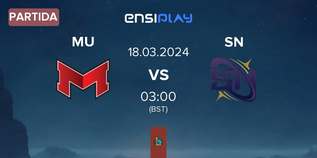 Partida Maryville University MU vs Supernova SN | 18.03