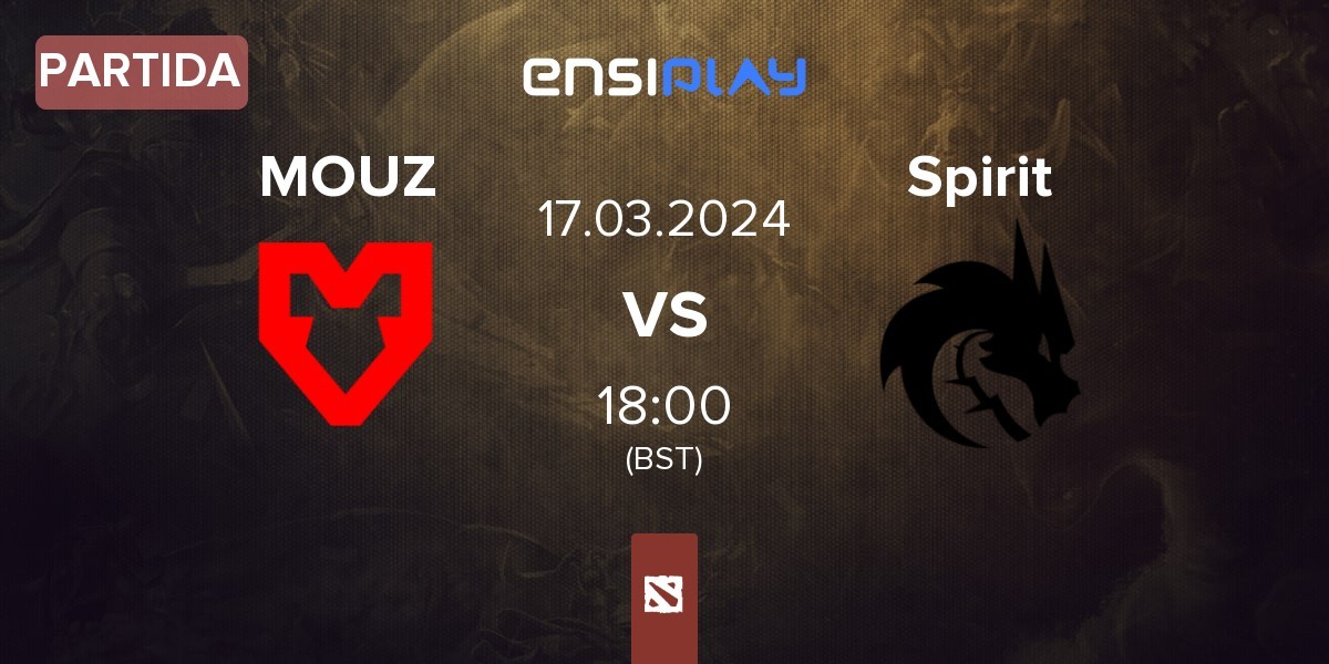 Partida MOUZ vs Team Spirit Spirit | 17.03