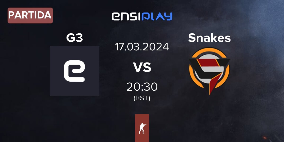 Partida G3 vs Snakes Den Snakes | 17.03