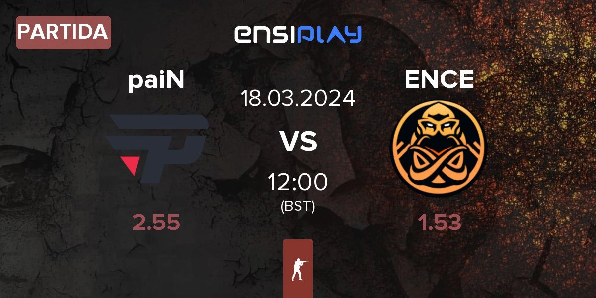 Partida paiN Gaming paiN vs ENCE | 18.03