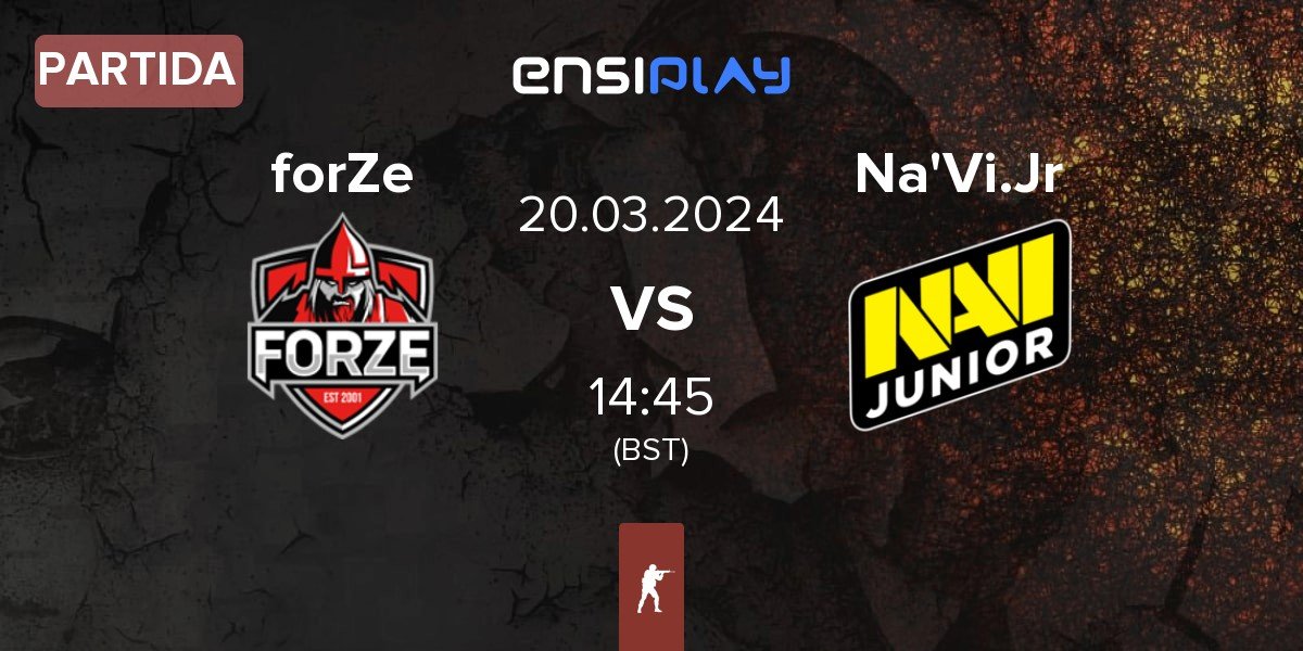 Partida FORZE Esports forZe vs Natus Vincere Junior NaVi Jr. | 20.03