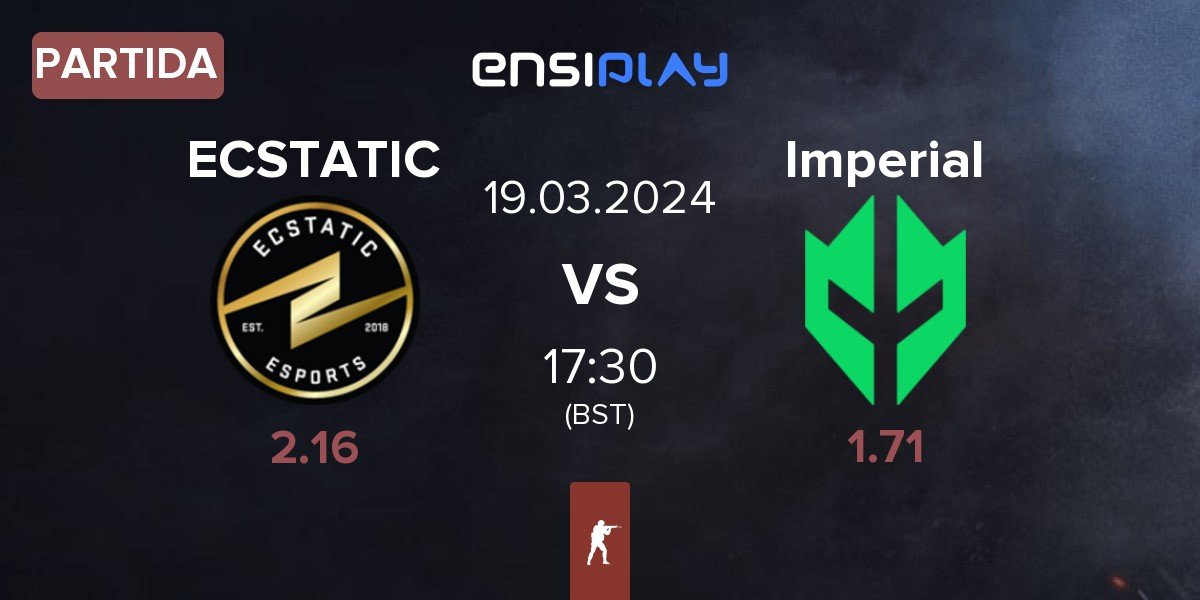 Partida ECSTATIC vs Imperial Esports Imperial | 19.03