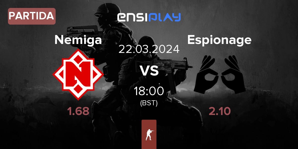 Partida Nemiga Gaming Nemiga vs Espionage | 22.03