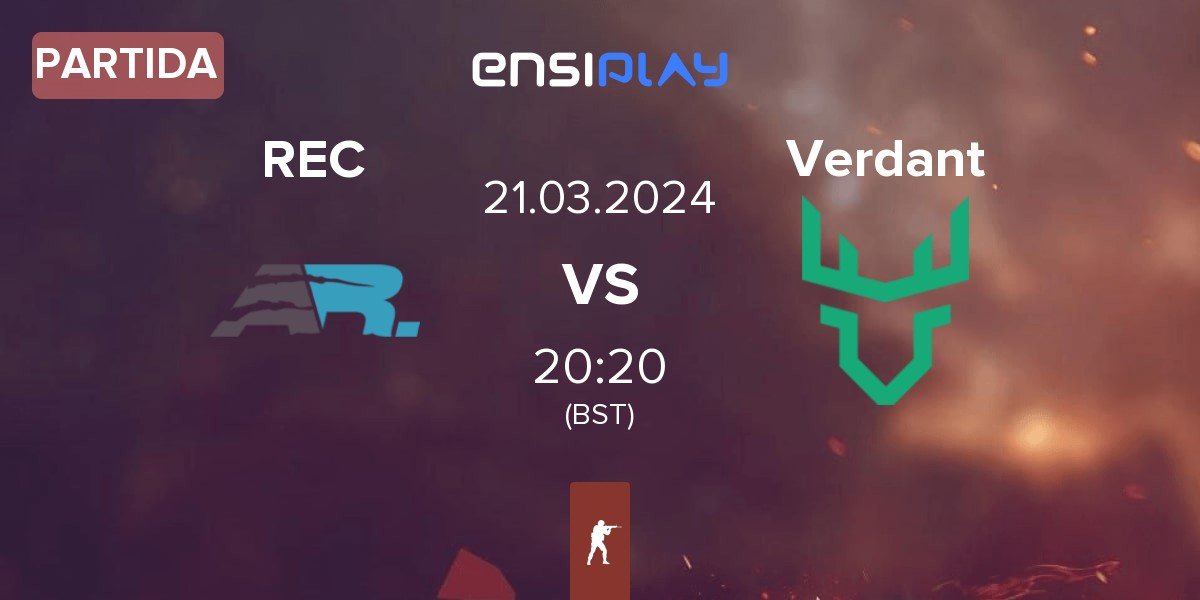 Partida Raptors Esports Club REC vs Verdant | 21.03