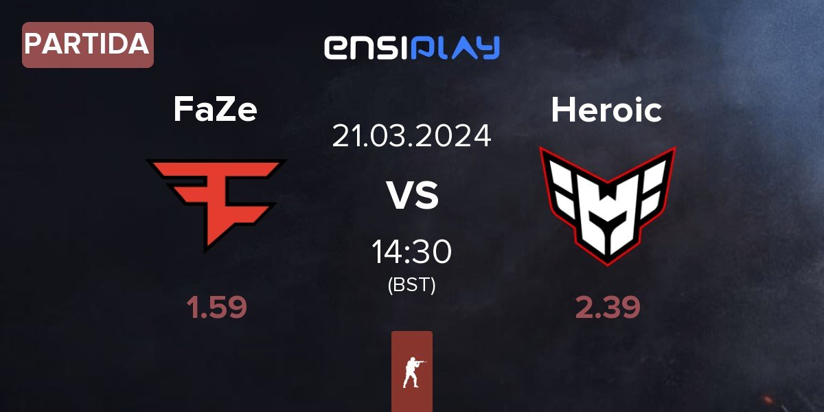 Partida FaZe Clan FaZe vs Heroic | 21.03