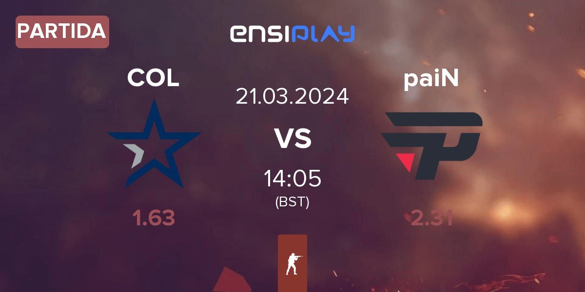 Partida Complexity Gaming COL vs paiN Gaming paiN | 21.03