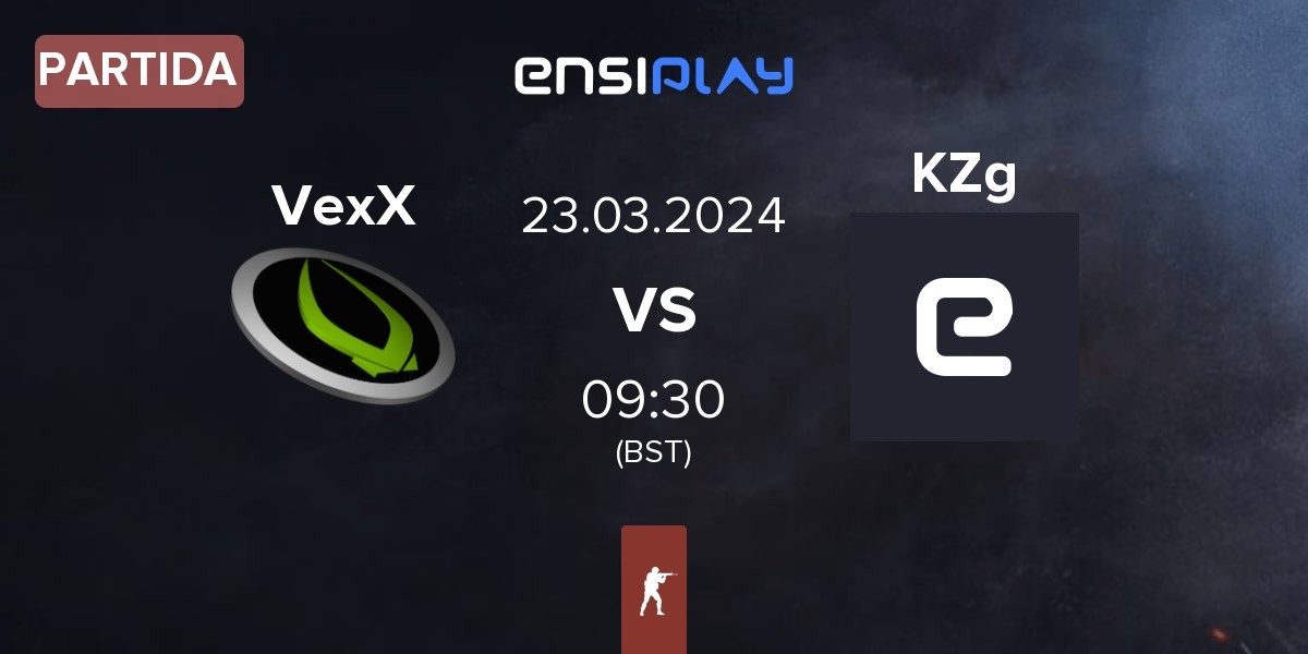 Partida VexX Gaming VexX vs KZG KZg | 23.03