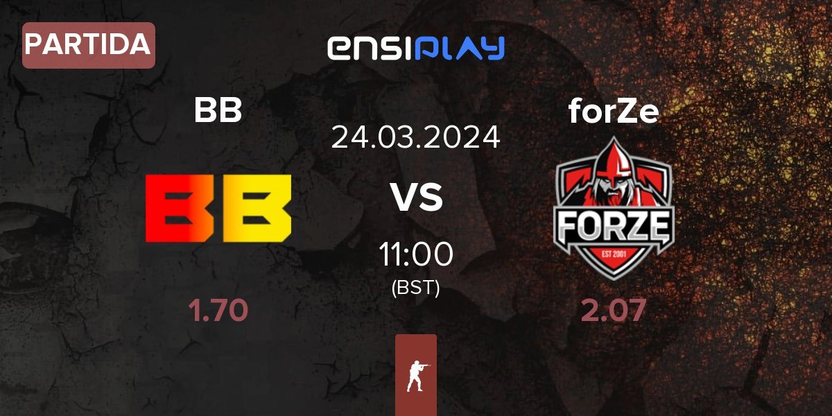 Partida BetBoom BB vs FORZE Esports forZe | 24.03