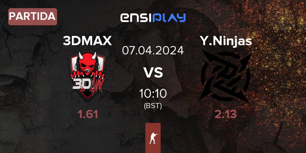 Partida 3DMAX vs Young Ninjas YN | 07.04