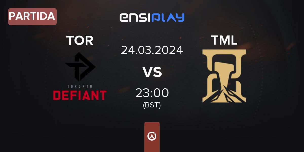 Partida Toronto Defiant TOR vs Timeless TML | 24.03