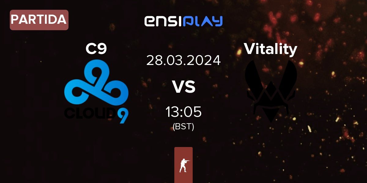 Partida Cloud9 C9 vs Team Vitality Vitality | 28.03