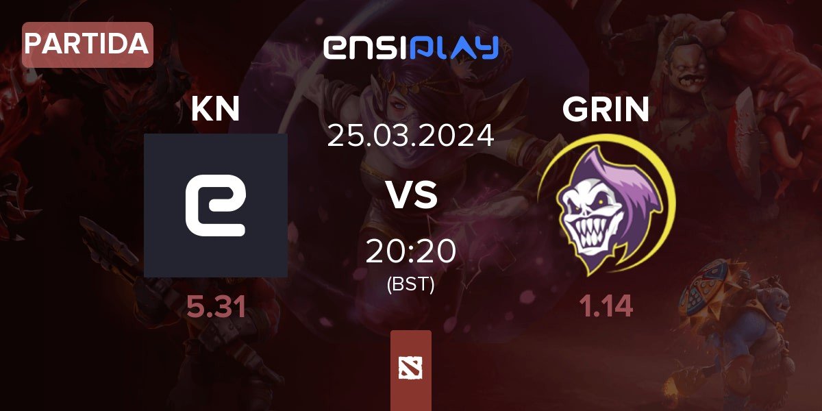 Partida KoT.Next KN vs GRIN Esports GRIN | 25.03