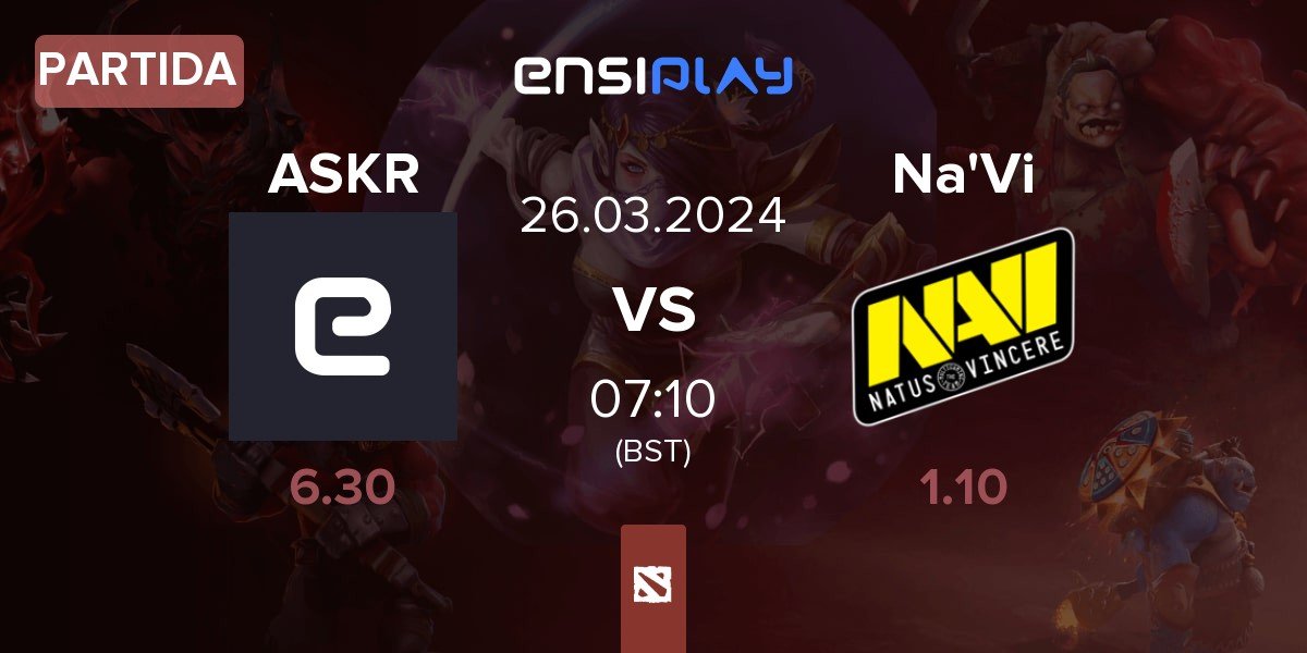 Partida ASAKURA ASKR vs Natus Vincere Na'Vi | 26.03