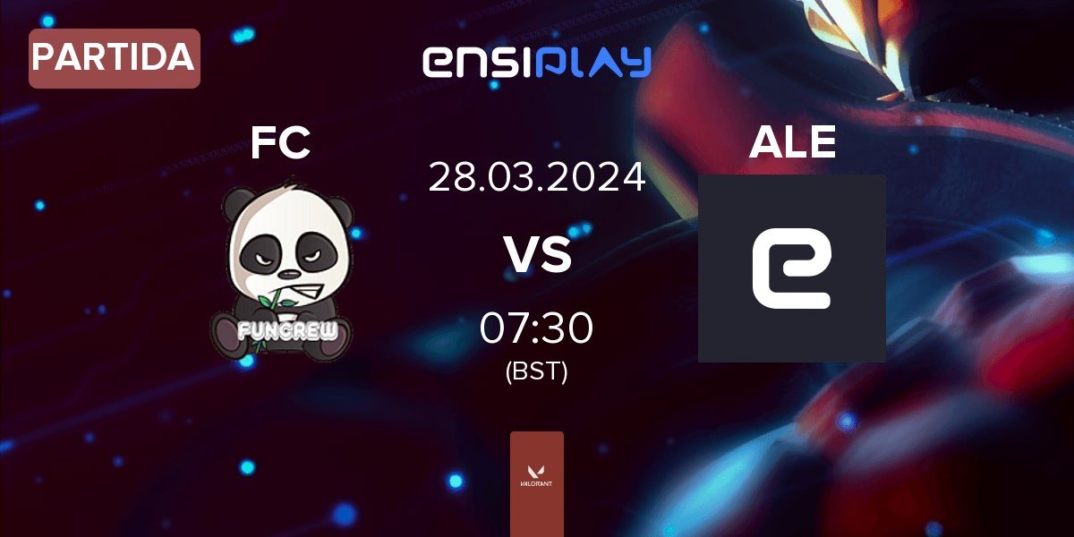 Partida Funcrew FC vs After Life Esports ALE | 28.03