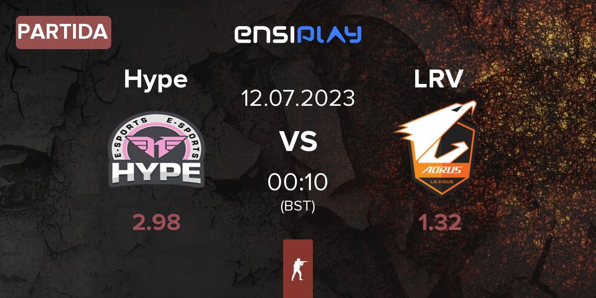 Partida Hype E-Sports Hype vs LRV Esports LRV | 11.07