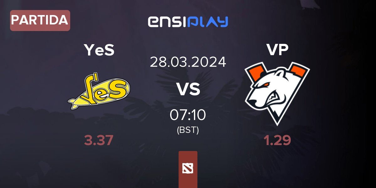 Partida Yellow Submarine YeS vs Virtus.pro VP | 28.03