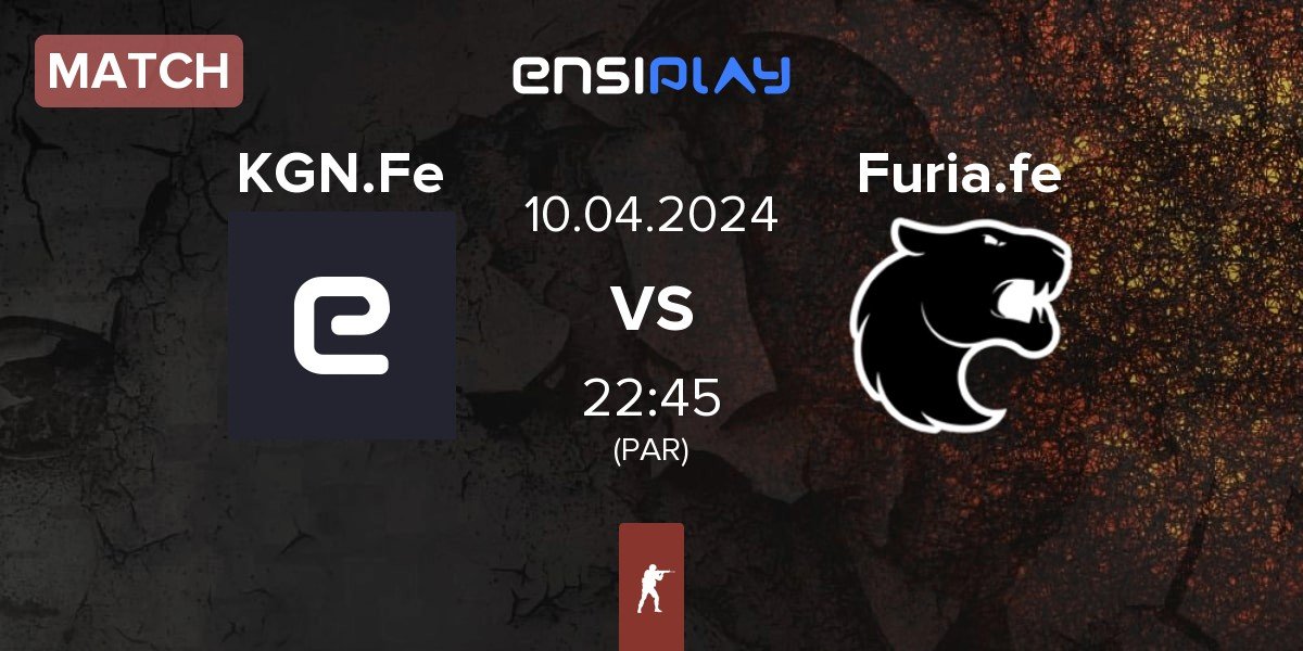 Match KG Network Female KGN.Fe vs FURIA Esports Female Furia.fe | 10.04