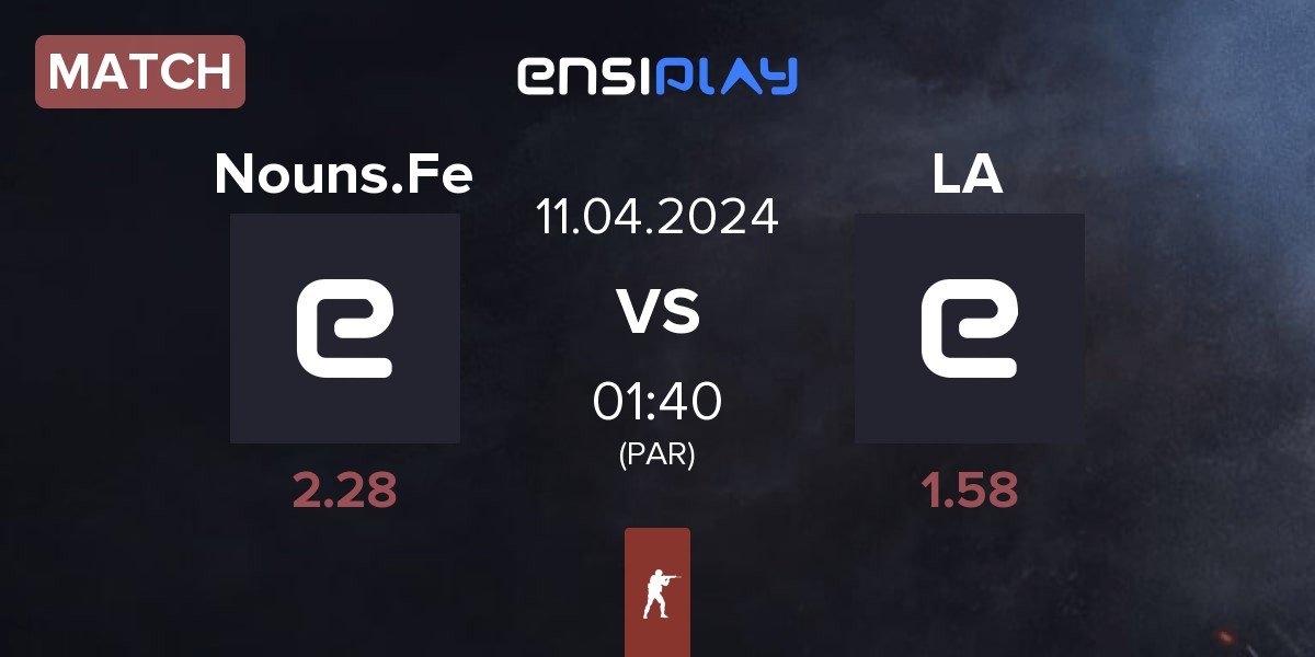 Match Nouns Female Nouns.Fe vs Limitless Angels LA | 11.04