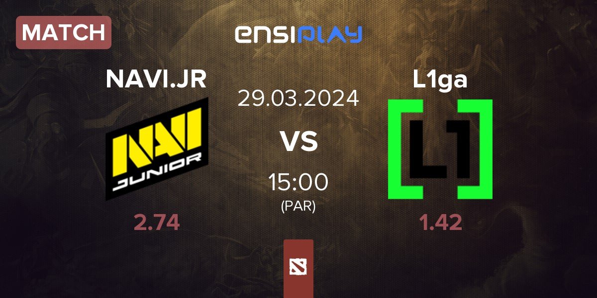 Match Navi Junior NAVI.JR vs L1ga Team L1ga | 29.03