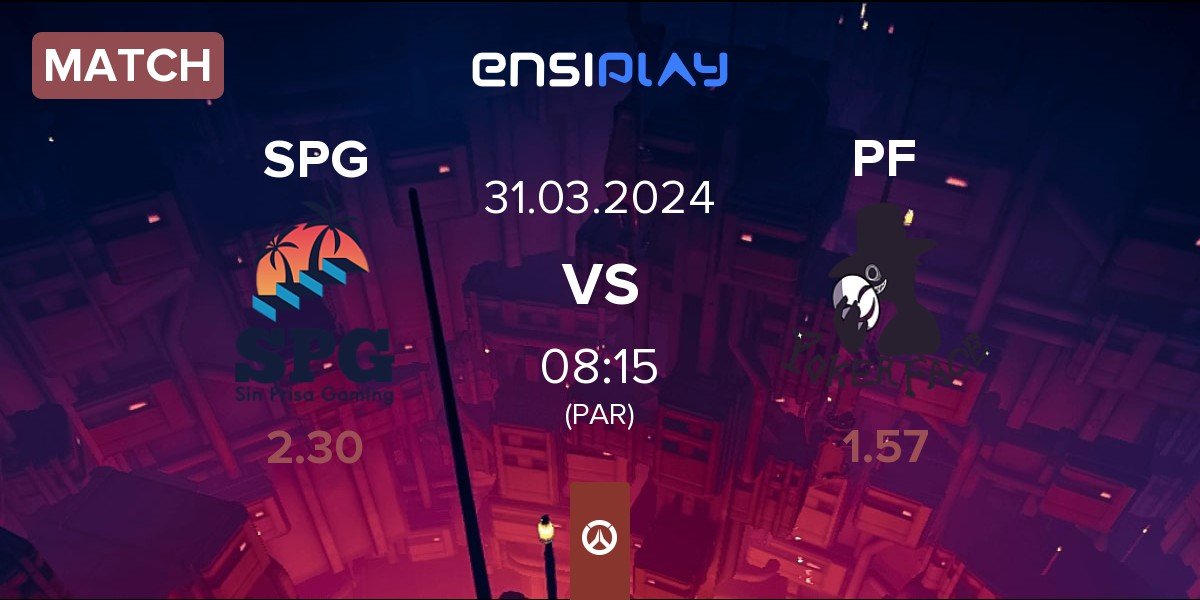 Match Sin Prisa Gaming SPG vs Poker Face PF | 31.03