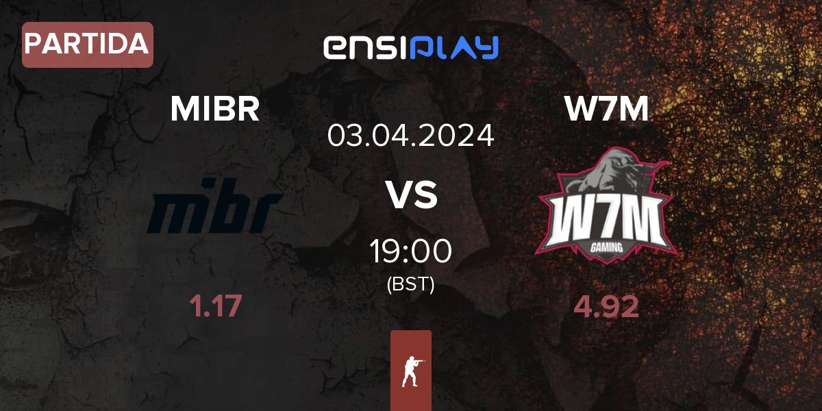 Partida Made in Brazil MIBR vs W7M Esports W7M | 22.05