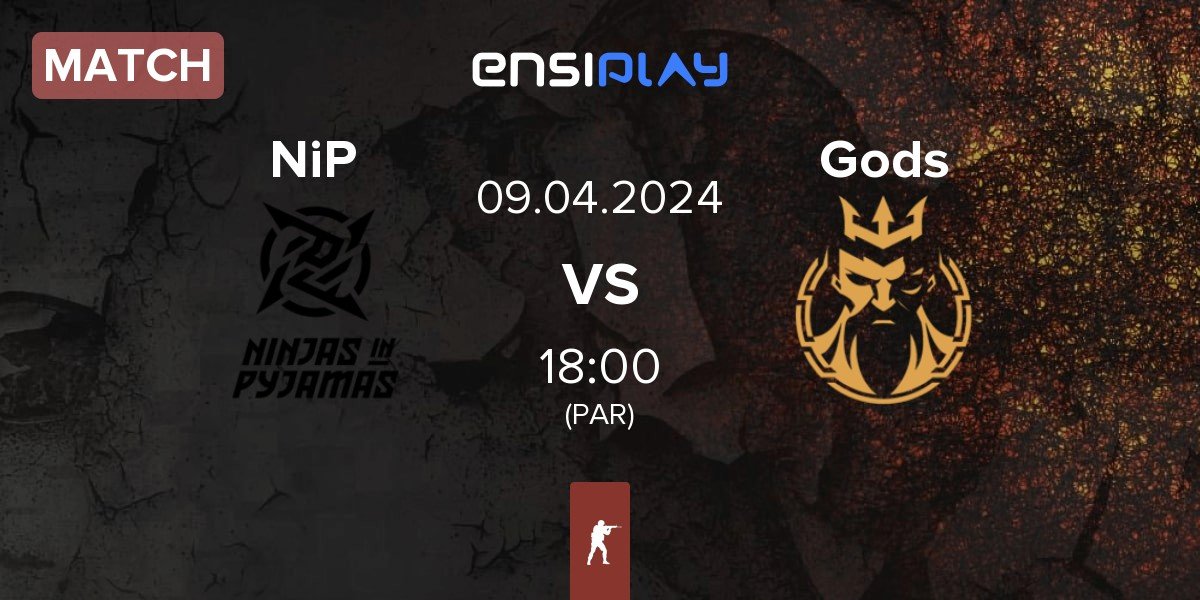 Match Ninjas in Pyjamas NiP vs Gods Reign Gods | 09.04