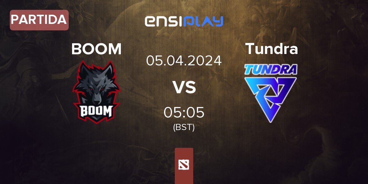 Partida BOOM Esports BOOM vs Tundra Esports Tundra | 05.04