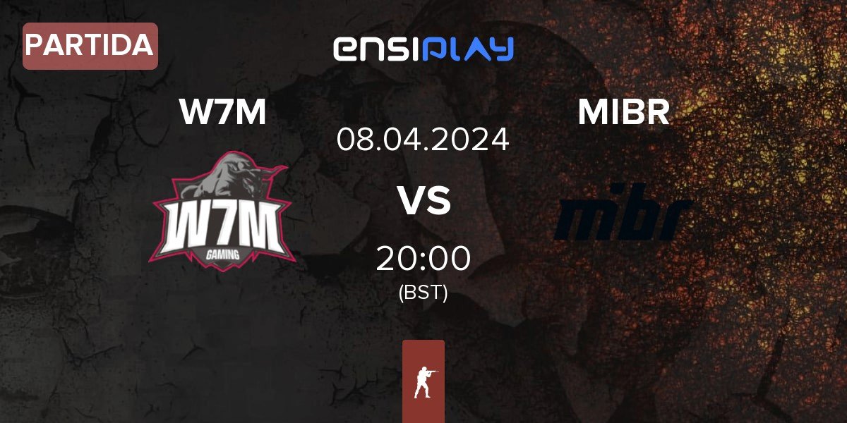 Partida W7M Esports W7M vs Made in Brazil MIBR | 08.04